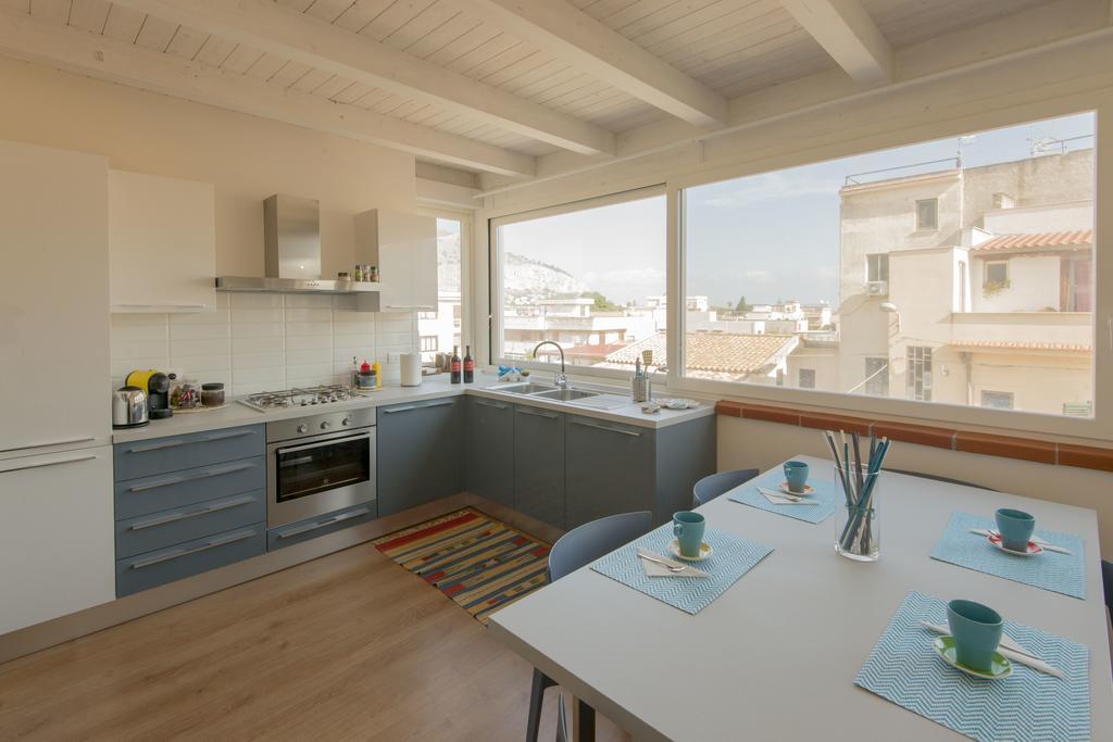 Ferienwohnung La Terrazza Del Baglio Mondello Exterior foto