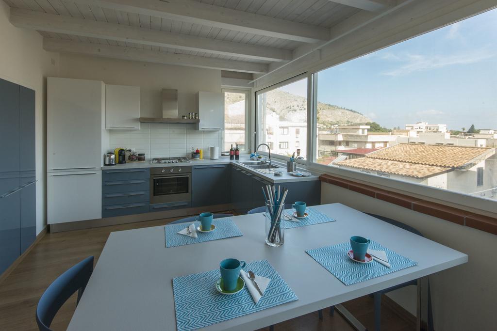 Ferienwohnung La Terrazza Del Baglio Mondello Exterior foto